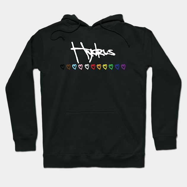 Hydrus Mini Hearts - Pride Hoodie by Hydrus